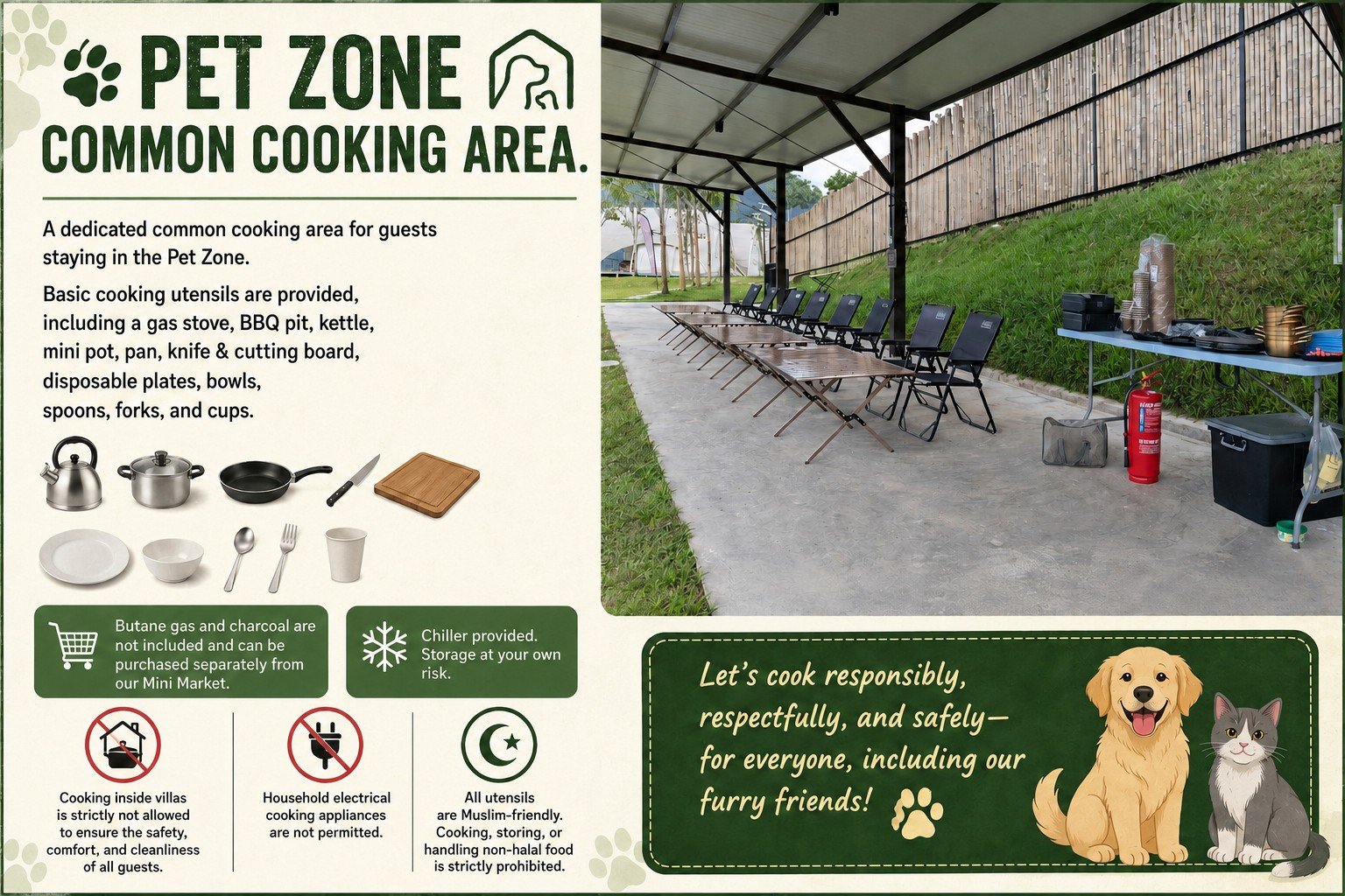 Pet Zone common facility area